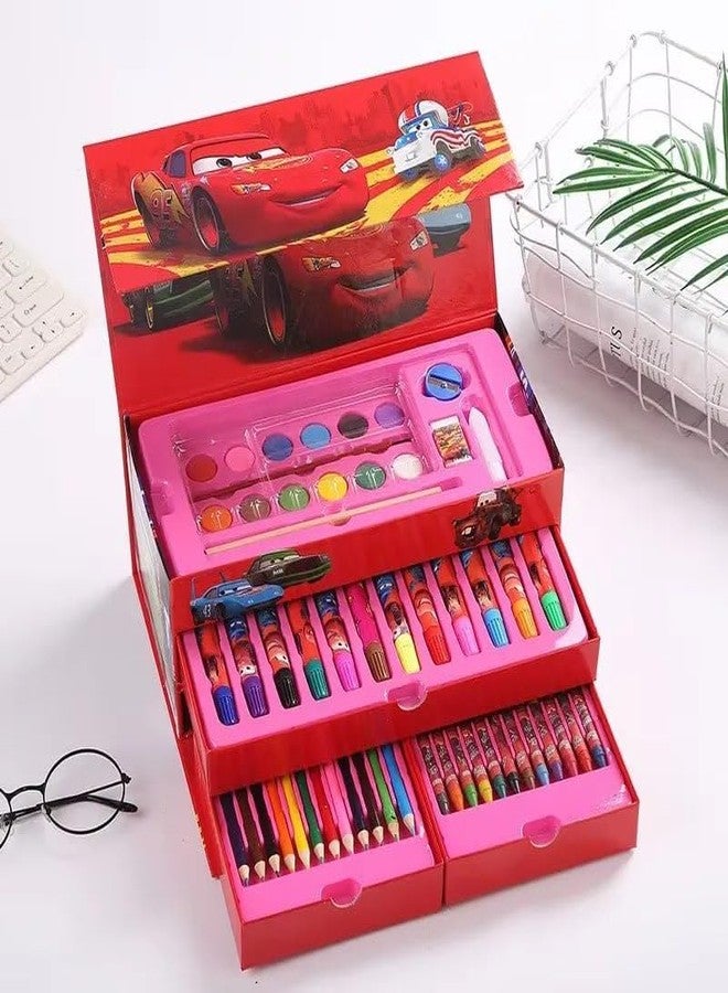 REIL RAID 54 Pcs Art Set, Art Box,Art Kit, Kids Painting Set for Kids, Box with Colour Pencil, Crayons, Water Colour, Sketch Pens (Print May Very), Multicolor - Image 5